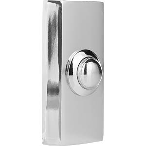 Byron Wired Bell Push Surface Mounted Chrome Door Bell