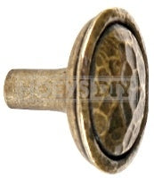 H033 Hammered Bronze Knob