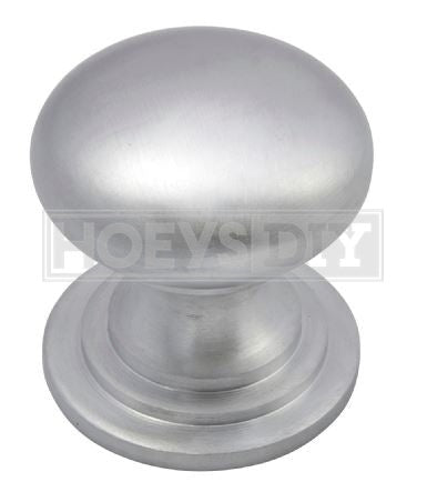 KEW ROUND KNOB SATIN NICKEL 32mm