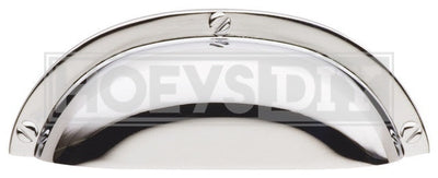 H086 Polished Chrome Cup Handle - 74mm