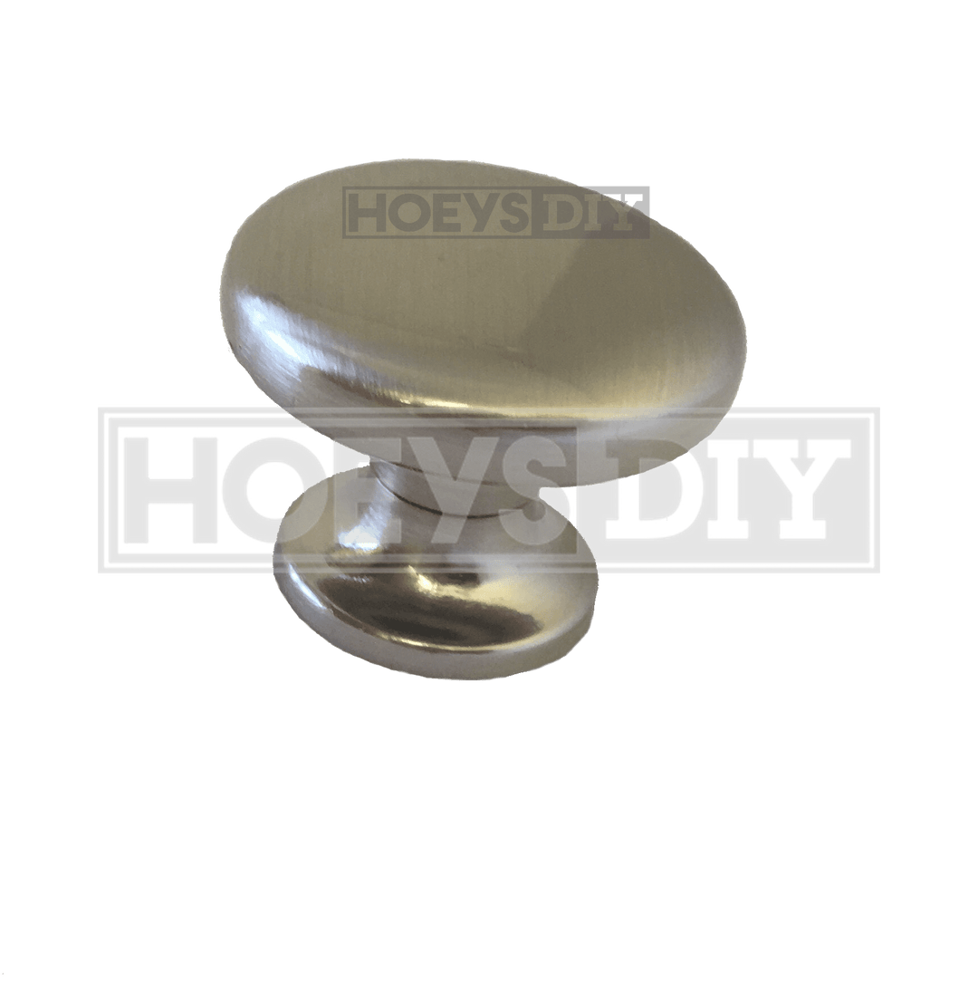 H185 SATIN NICKEL KNOB 33mm Dia