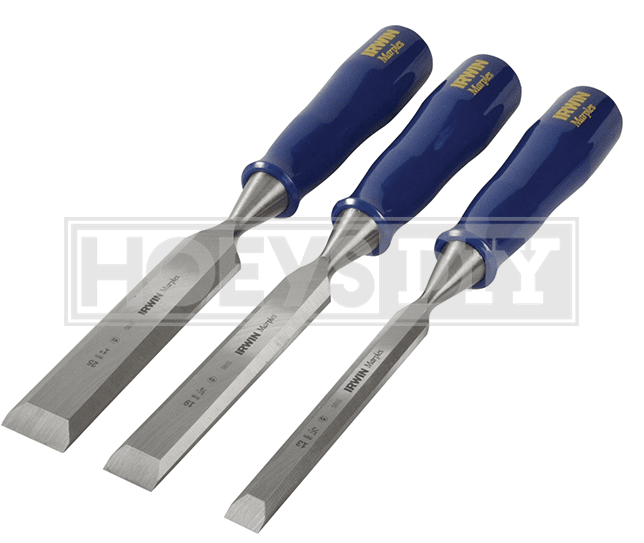 Marples Irwin M444 Blue Chip Bevel Edge Chisel - Set of 3