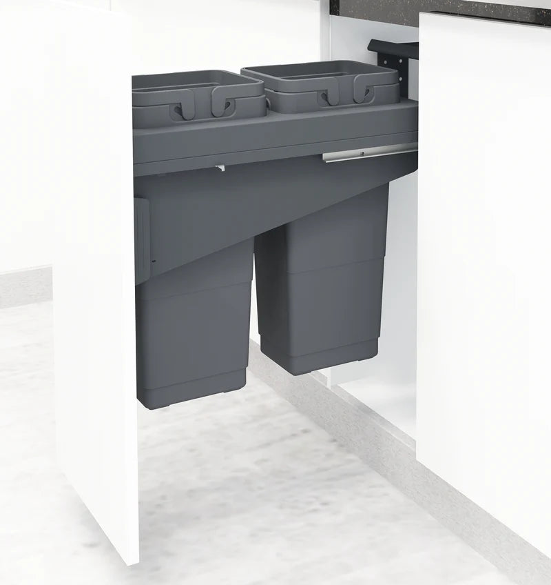 Unihopper Cargo Duo Waste Bin 300, 400, 450, 500, 600mm