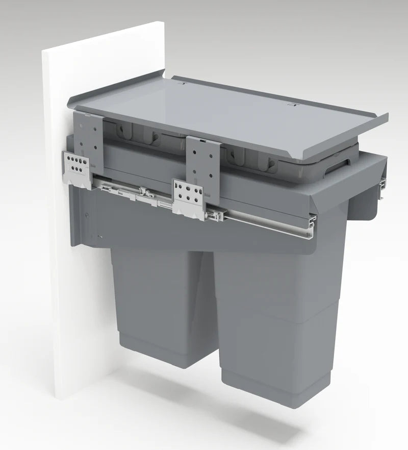 Unihopper Cargo Duo Waste Bin 300, 400, 450, 500, 600mm