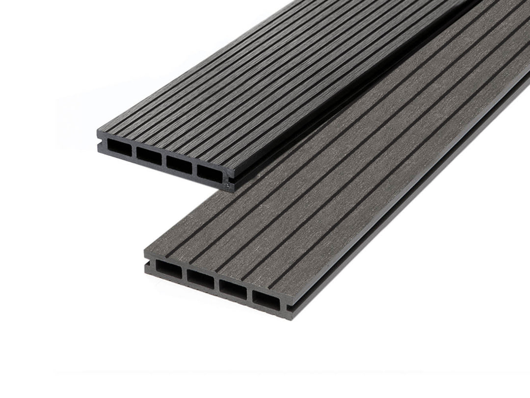 Estandar Charcoal 23mm Double Sided Decking Board (146mm x 3,600mm)