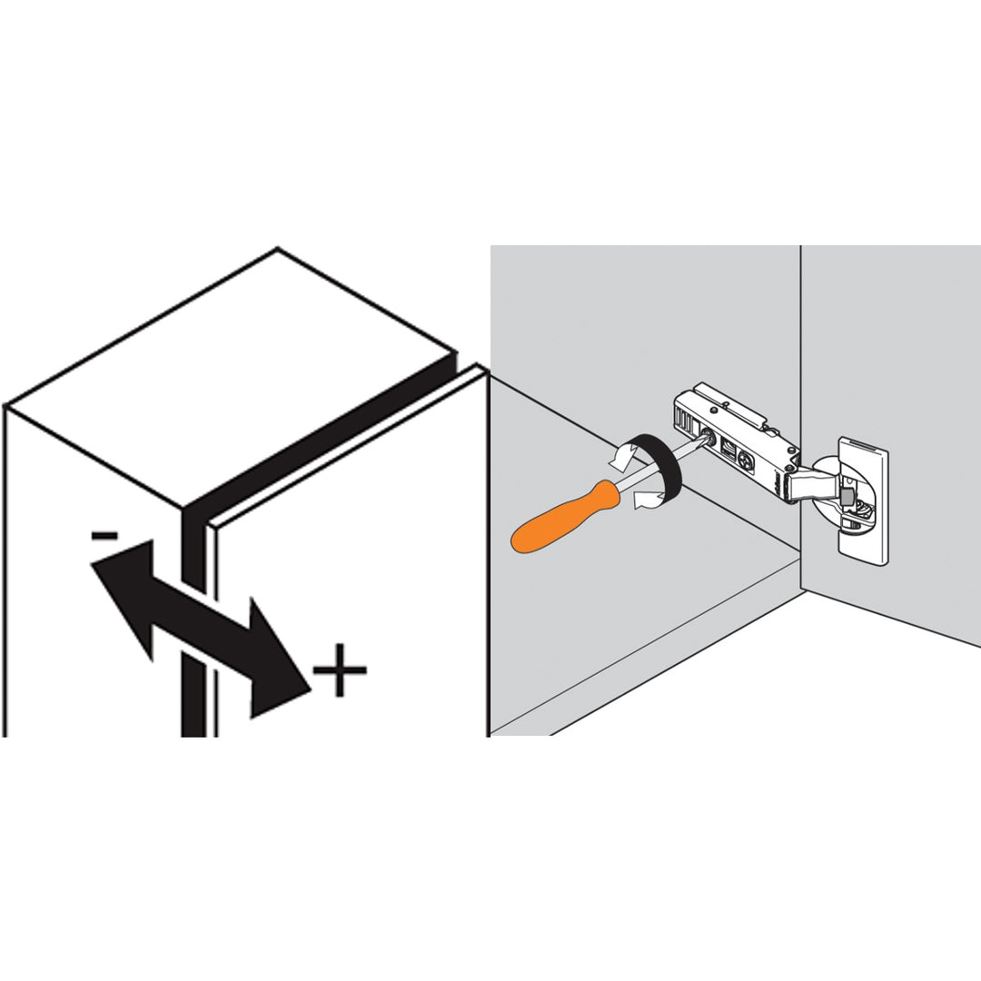 BLUM 155° ZERO PROTRUSION SELF CLOSE HINGE 71B755 (2pk)