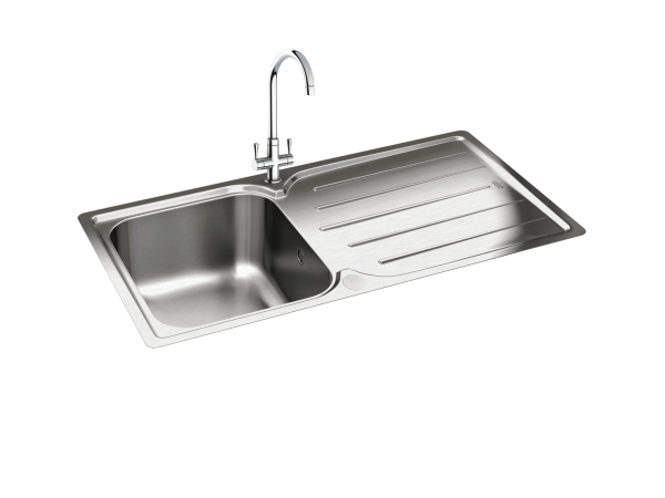 CARRON PHOENIX ADELPHI 100 STAINLESS STEEL SINK