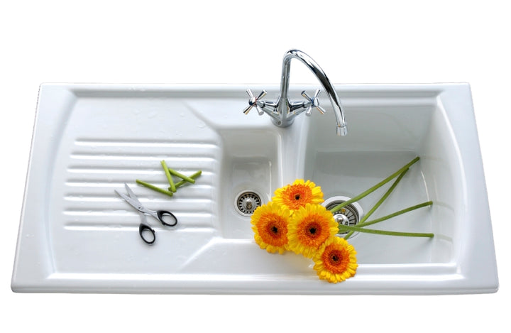 Sanindusa Lusitano Ceramic Sink with with 1.5 Bowl (Left or Right)