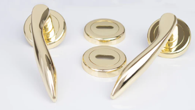 Sonnato Pieta Lever on Rose Lock Set Handles
