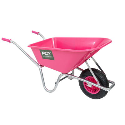 80 litre wheelbarrow pink