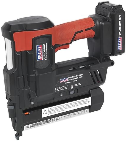 Sealey CPNG18 Lithium-Ion 18G Cordless Nail/Staple Gun, 18V