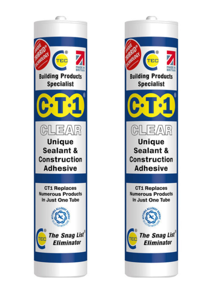 CT1 Unique Sealant and Construction Adhesive (2 Pack) Various Colours