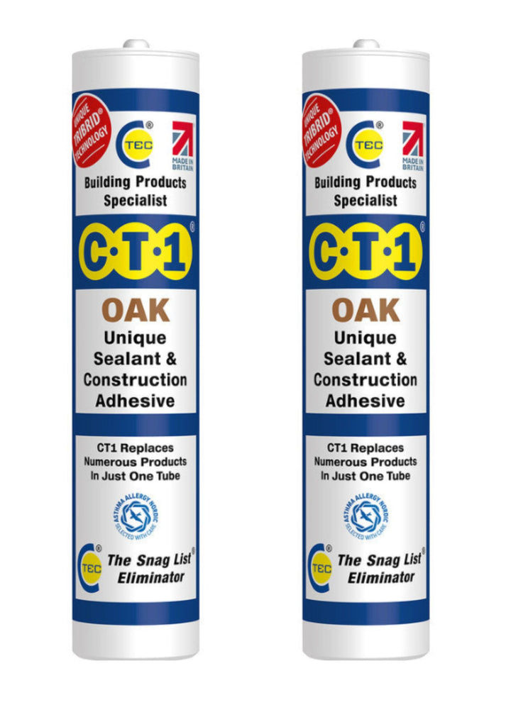 CT1 Unique Sealant and Construction Adhesive (2 Pack) Various Colours