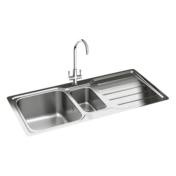 CARRON PHOENIX ADELPHI 150 STAINLESS STEEL SINK