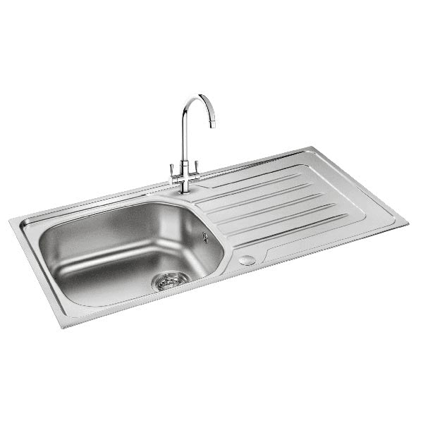 CARRON PHOENIX ONDA 100 STAINLESS STEEL SINK