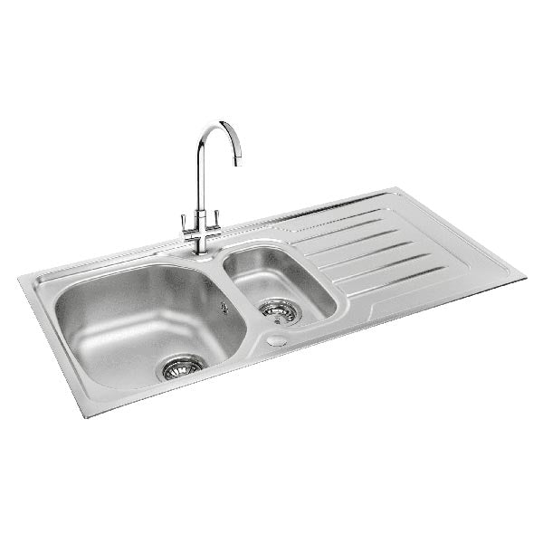 CARRON PHOENIX ONDA 150 STAINLESS STEEL SINK