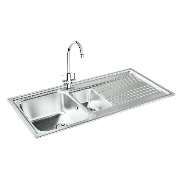 CARRON PHOENIX RAPID 150 STAINLESS STEEL SINK