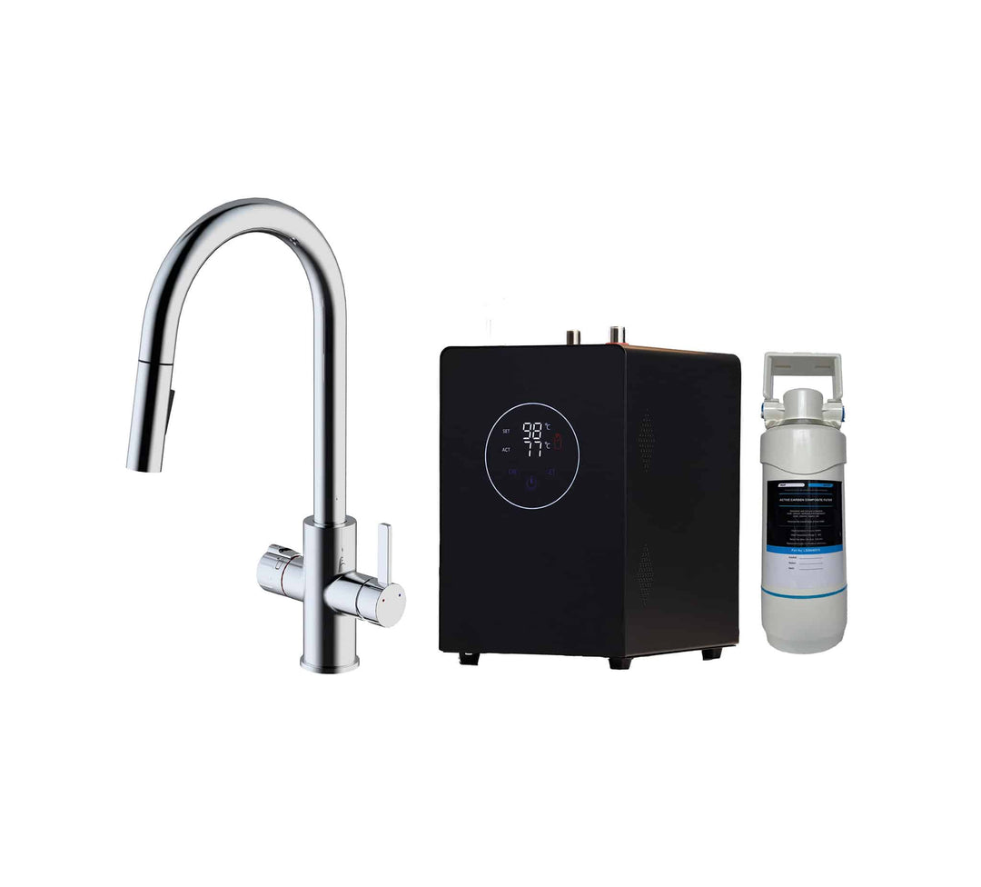 PLATINUM 4-IN-1 INSTANT HOT WATER TAP (PULL OUT)