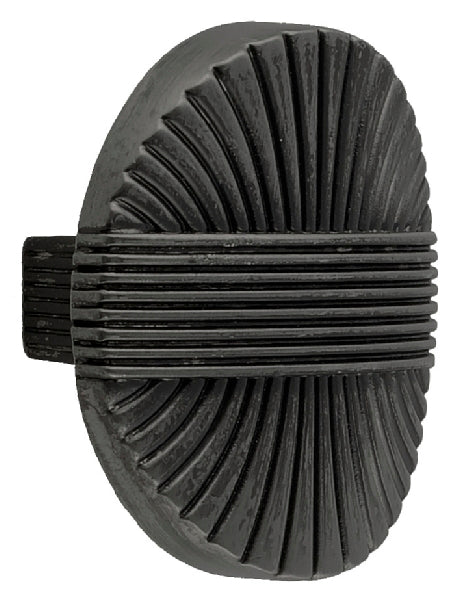 Reeded Knob Black