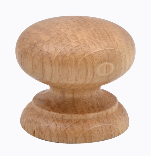 H017 45mm Dia Lacquered White Oak Knob