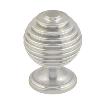 H182 BEEHIVE KNOB SATIN NICKEL 30MM