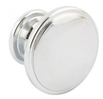 H041 POLISHED CHROME KNOB D38X26MM