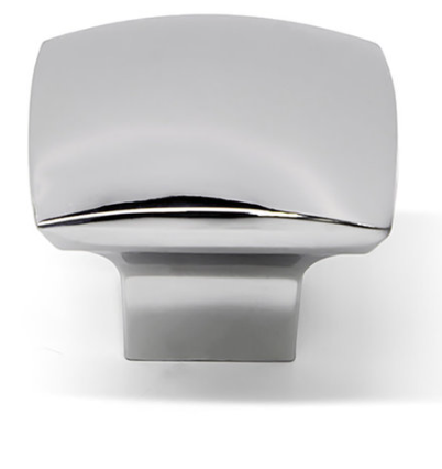 H048 SIENA MODERN SQUARE KNOB CHROME