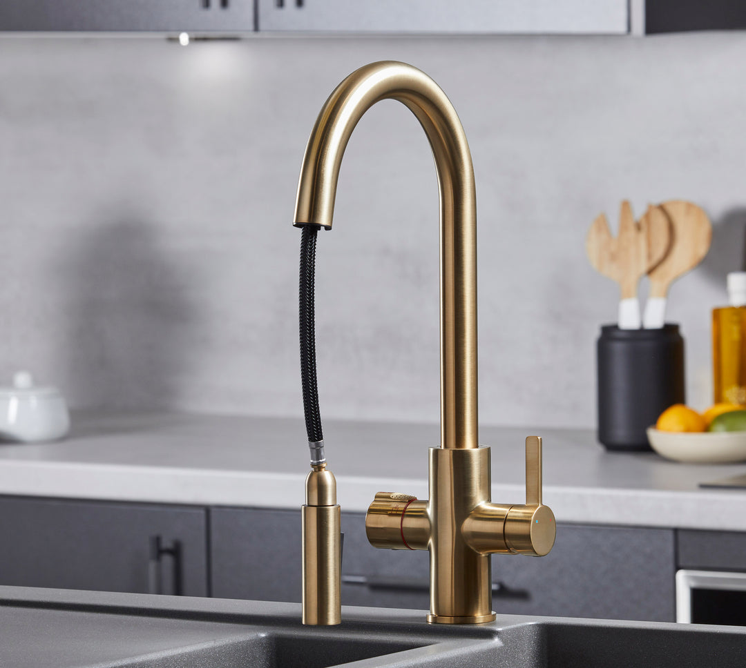 PLATINUM 4-IN-1 INSTANT HOT WATER TAP (PULL OUT)