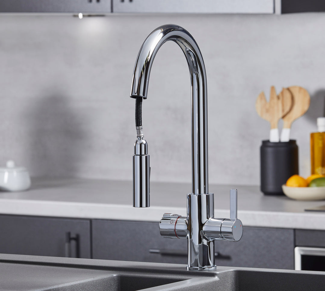 PLATINUM 4-IN-1 INSTANT HOT WATER TAP (PULL OUT)