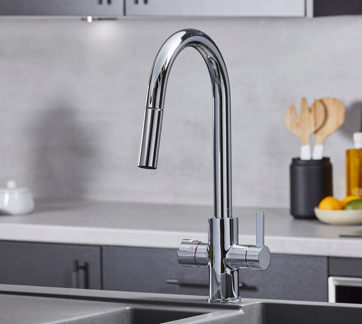PLATINUM 4-IN-1 INSTANT HOT WATER TAP (PULL OUT)