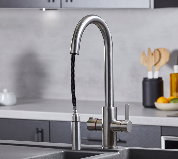 PLATINUM 4-IN-1 INSTANT HOT WATER TAP (PULL OUT)