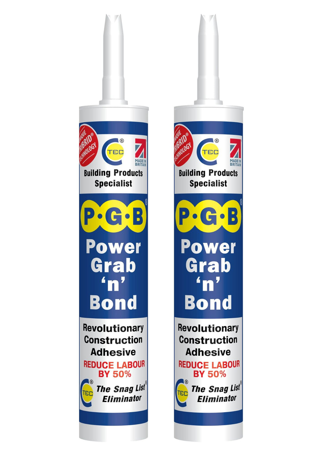 PGB Power Grab 'n' Bond - 290ml (Black) (2 Pack)