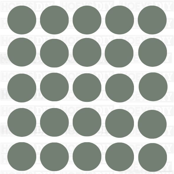 Adhesive Screw Cap/Cover  - Reed Green (250pk) Smooth