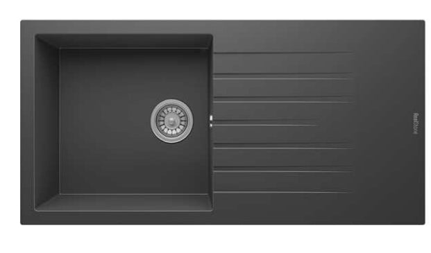 Realstone Single Bowl Composite Granite Sink XL Anthracite