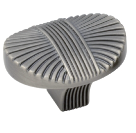 Reeded Knob Pewter