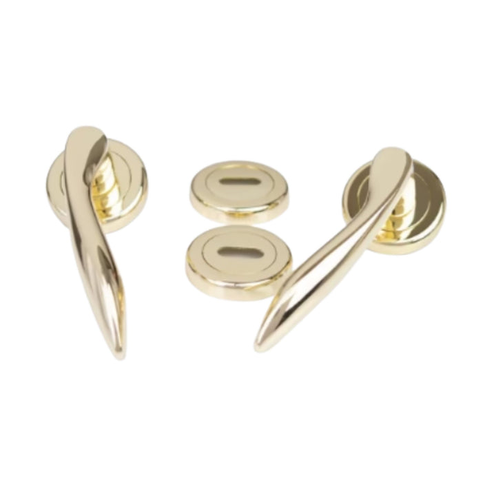 Sonnato Pieta Lever on Rose Lock Set Handles