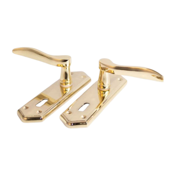 SONNATO TORINO LEVER ON LOCK PLATE HANDLE