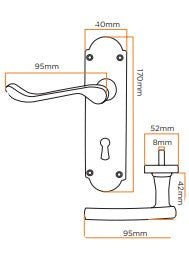 Fortessa Vista Complete Door Handle Box Set