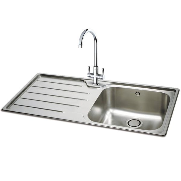 CARRON PHOENIX IBIS 100 STAINLESS STEEL SINK