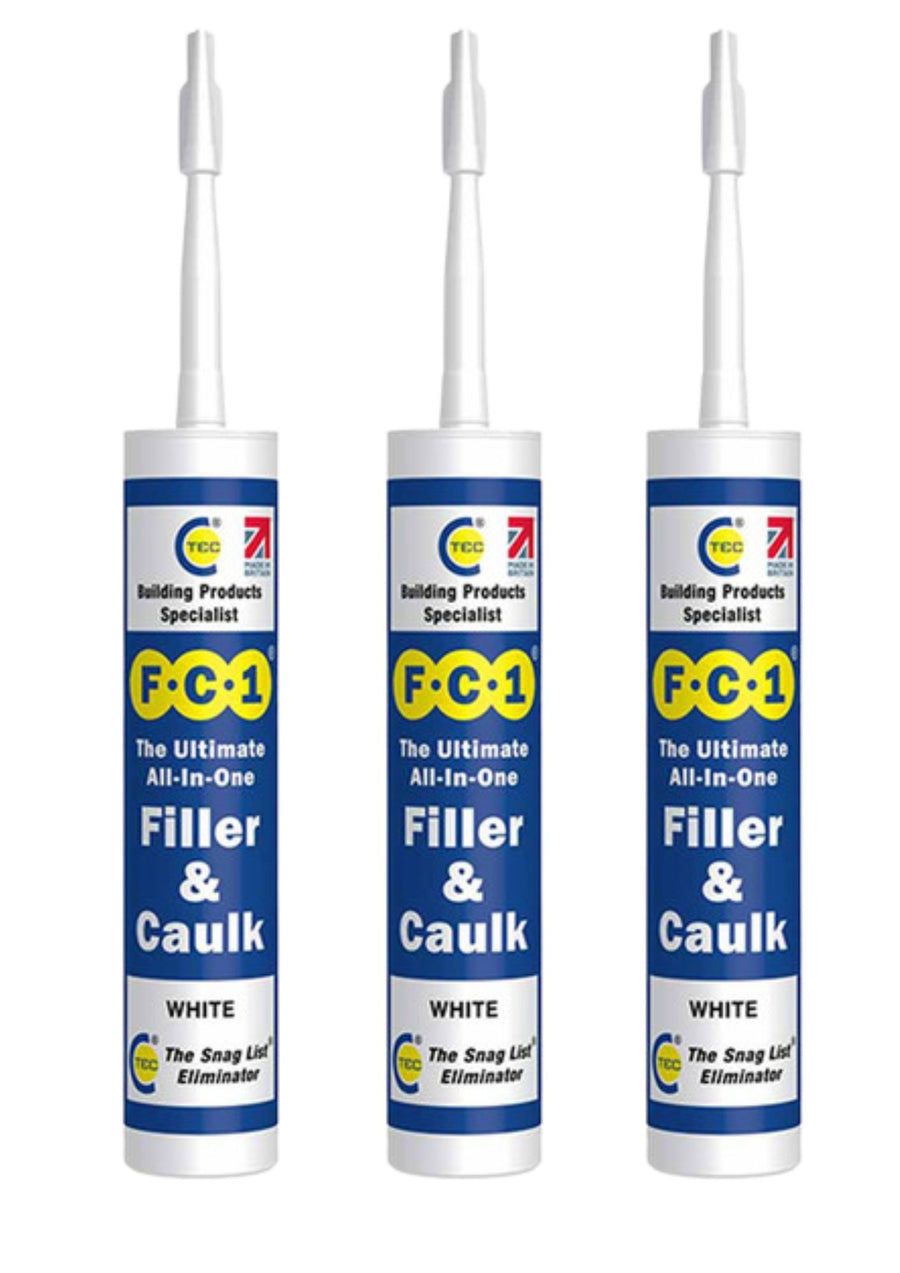 Fc1 Box FC1 Filler & Caulk (White) (3 PACK) – Hoeys DIY