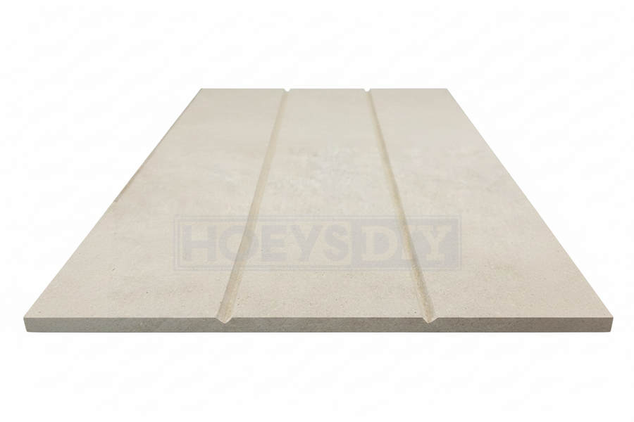 MDF V-Groove Panelling - White Background