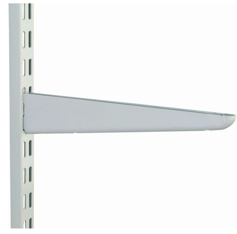NEWTECH TWINSLOT SHELVING BRACKET WHITE 1980mm