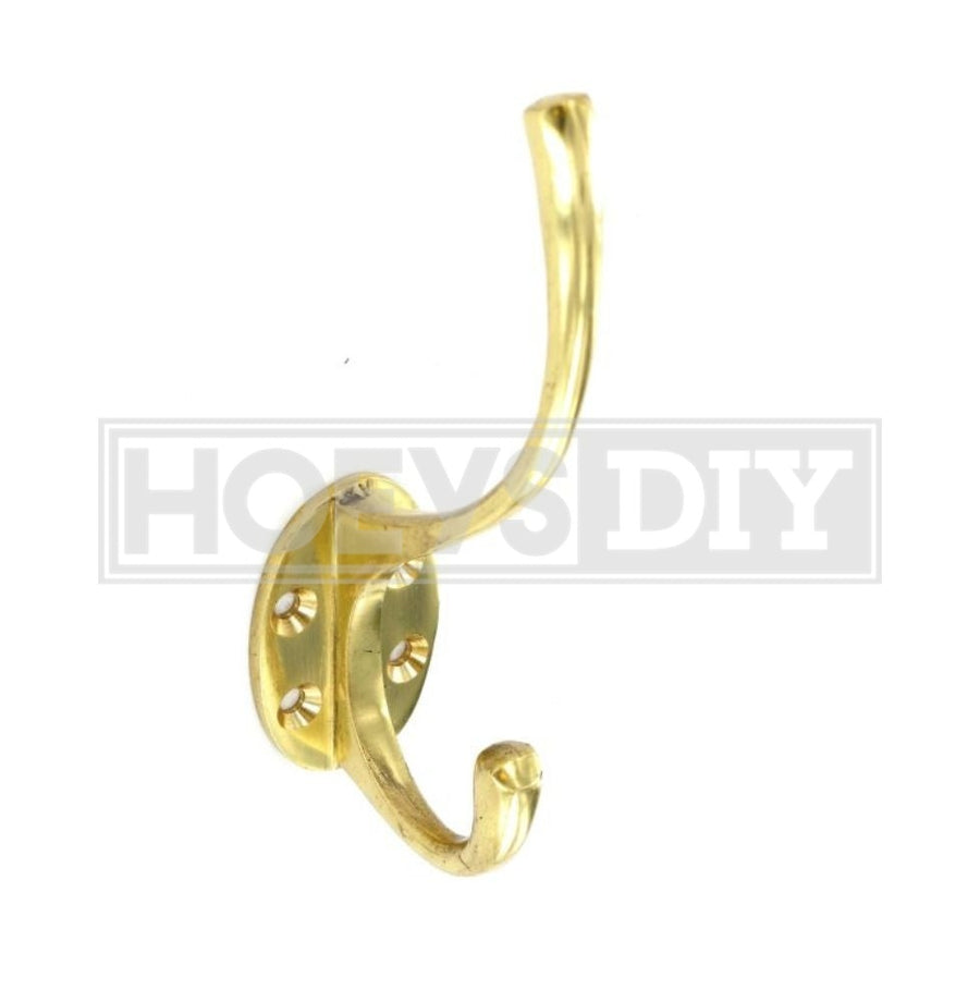 Brass Hat & Coat Hook 125mm