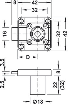 Hafele Cabinet Lock System