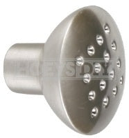 H015 Indented Knob Satin Nickel