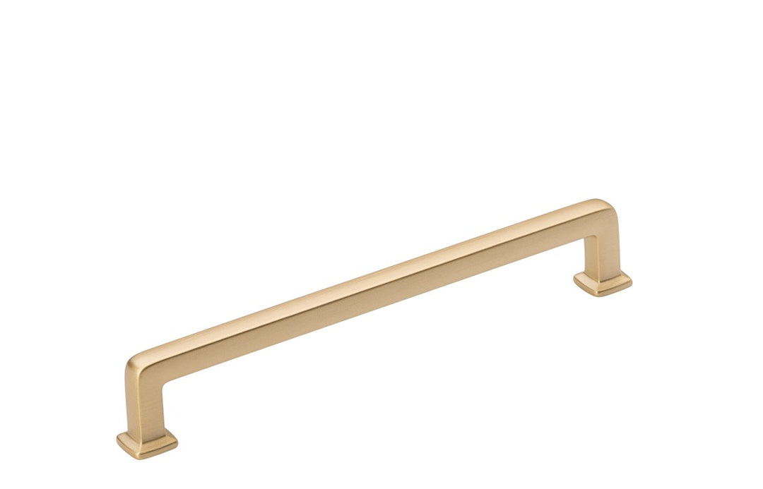 CASTLE SATIN BRASS D HANDLE 160CC