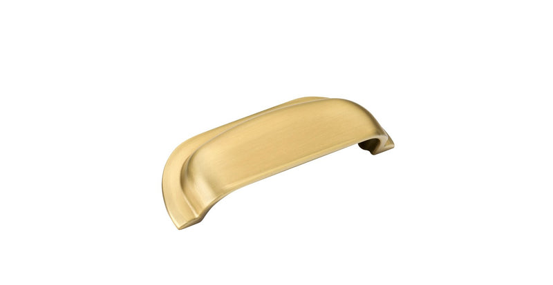 BRUSHED BRASS CUP HANDLE 96CC