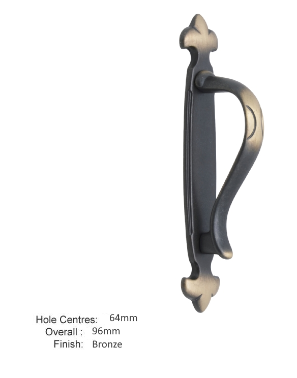 H011 Latch Handle in Bronze