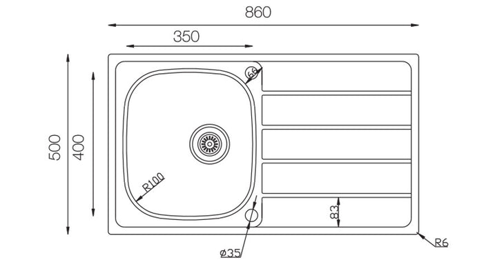 UKINOX PTX 860 SINK