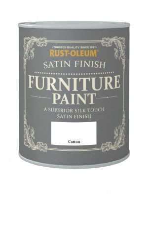 Rustoleum Satin Finish Furniture Paint - Cotton 750ml